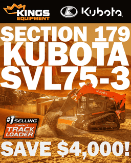 Section 179 Sale Kubota SVL75-3
