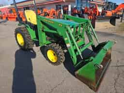 JOHN DEERE 4100 TRACTOR AND LOADER