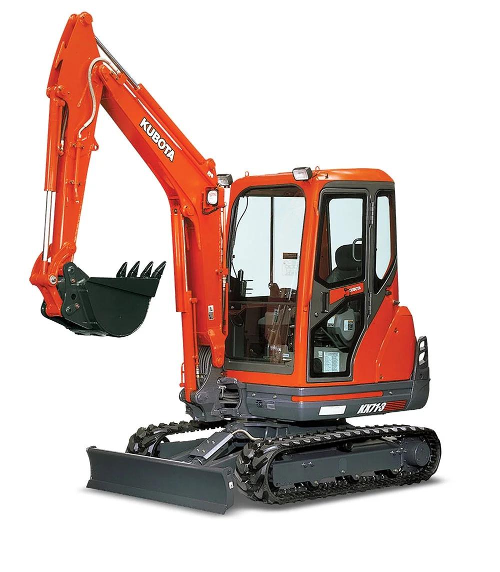 Kubota KX071 stock image