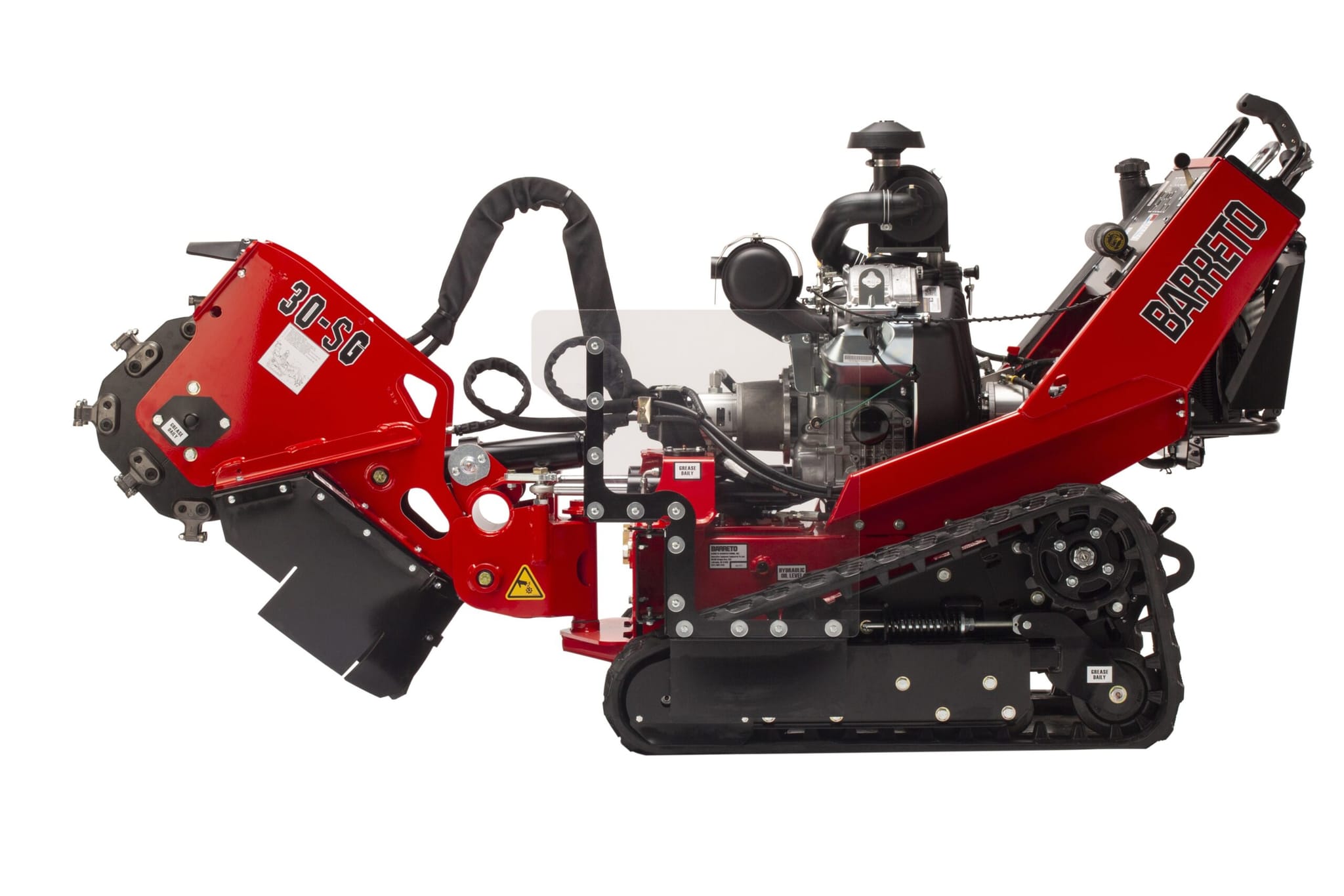 31 HP Track Stump Grinder Baretto