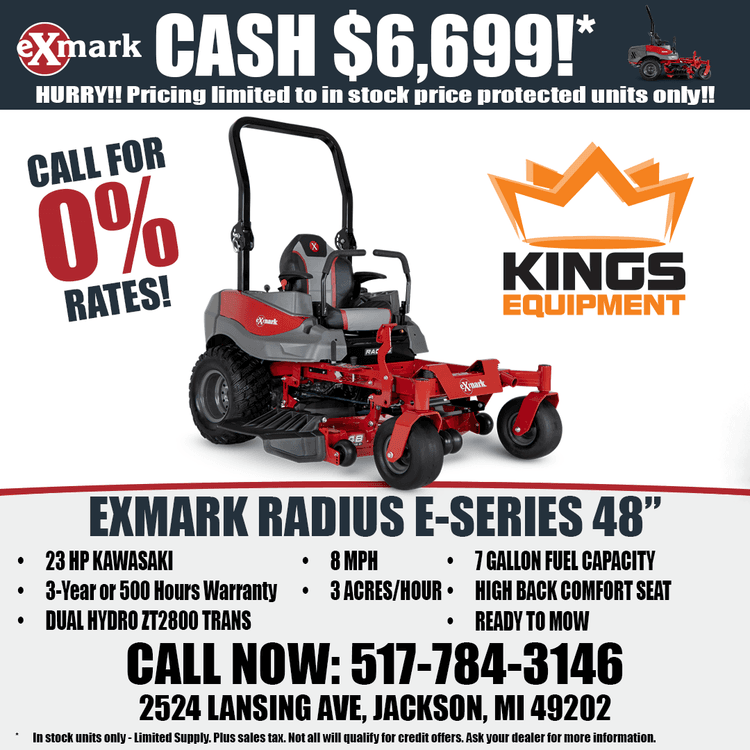 EXMARK RADIUS E-SERIES 48″